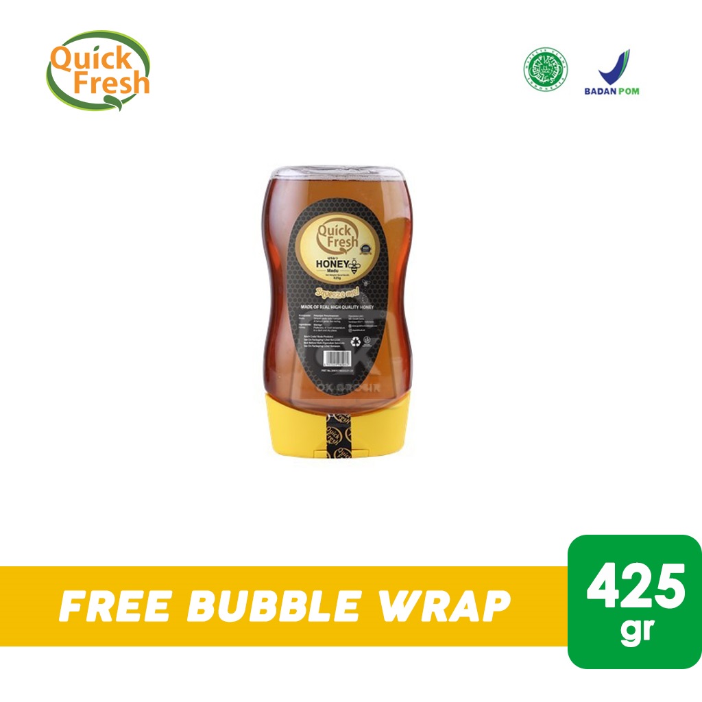 

Quick Fresh Honey / Madu Murni Asli (Squeeze 425gr)