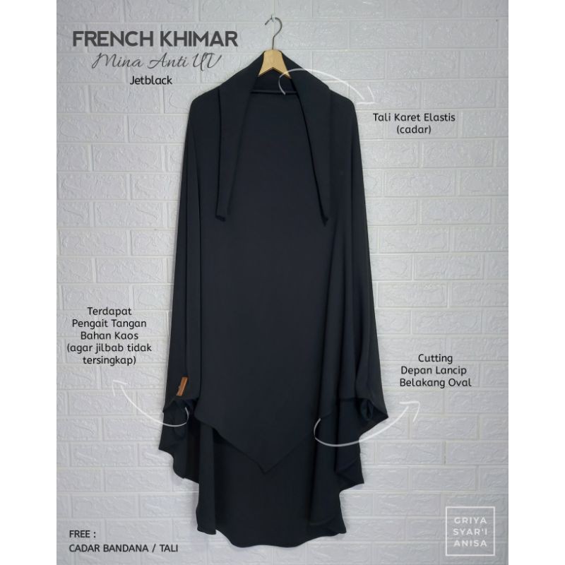 French Khimar Mina Anti UV