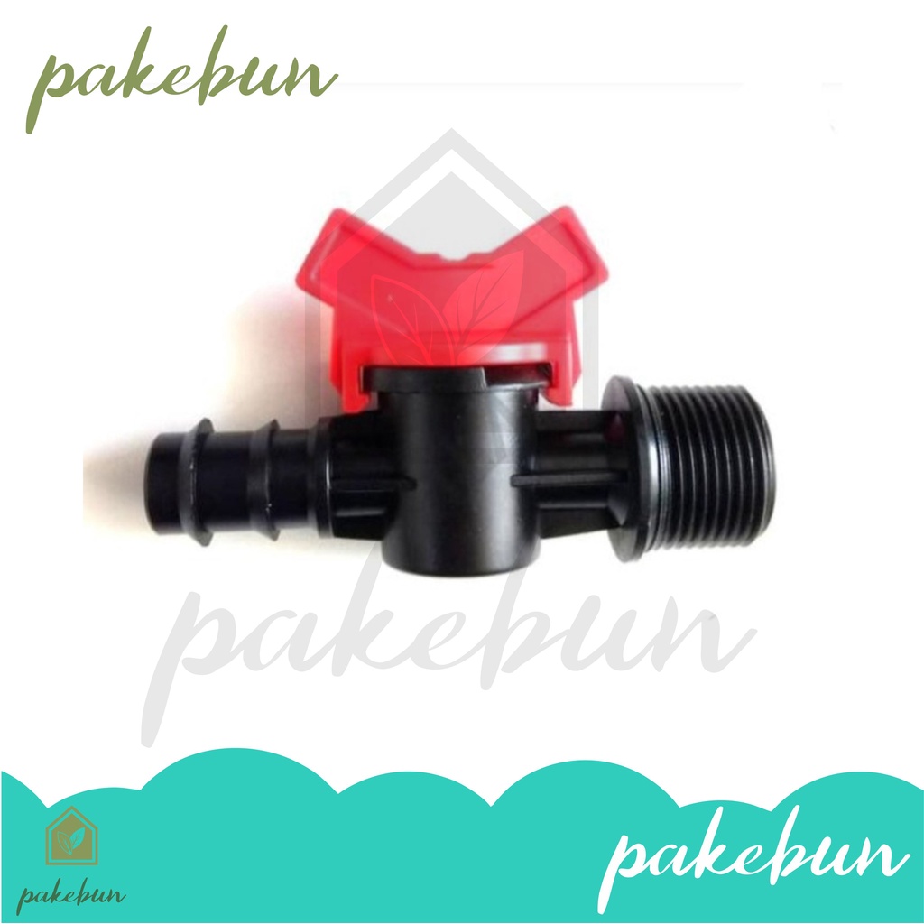 Valve 16mm x 12 inch - Flow Control / Stop Kran Selang 16 mm