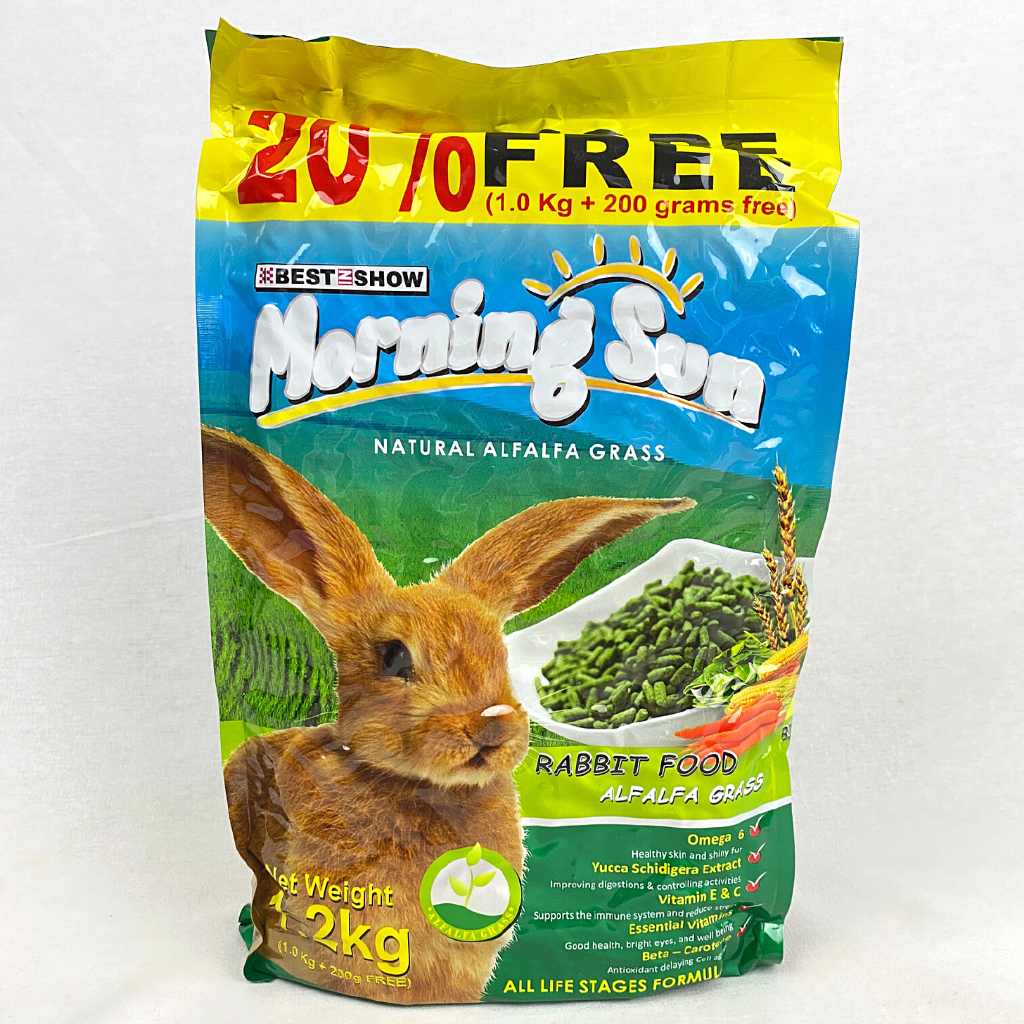 

MORNINGSUN Makanan Kelinci Rabbit Food ALFALFA Grass 1.2kg