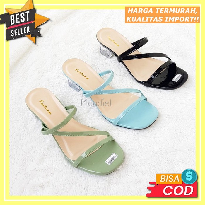 Benito - Sendal Heels Wanita |Sendal Hak Tahu | Sendal Tali Silang | Sendal Blink Blink | Sendal Mew
