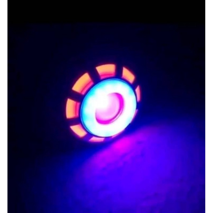 Lampu LED Stop Rem Stoplamp Projie Spiral Nanas RBR Motor Mobil Rainbow Belakang Flash CR Bulat