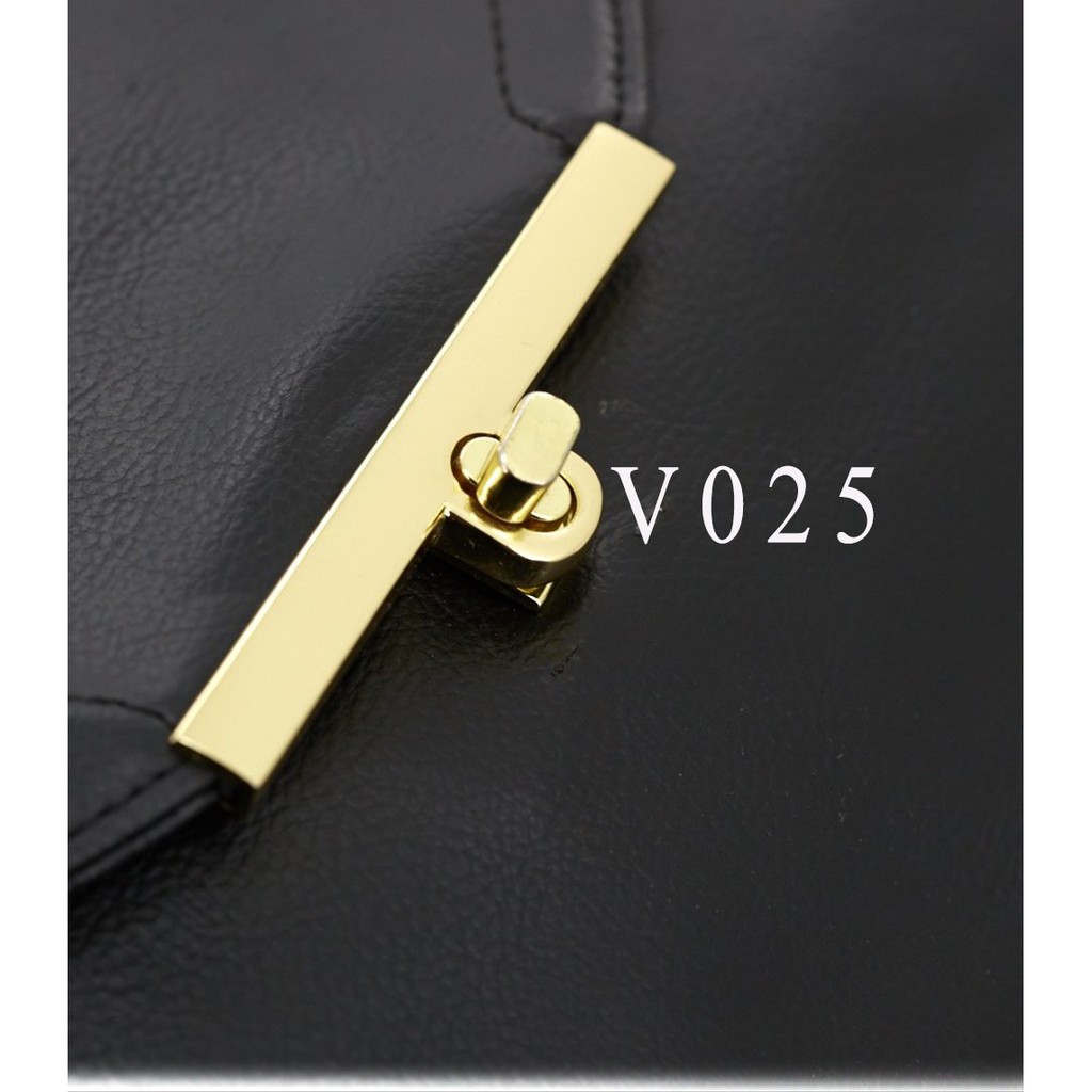 Variasi V025 Plat Kunci Putar / Buckle - Aksesoris Tas &amp; Dompet Wanita Fashion (IMPORT)