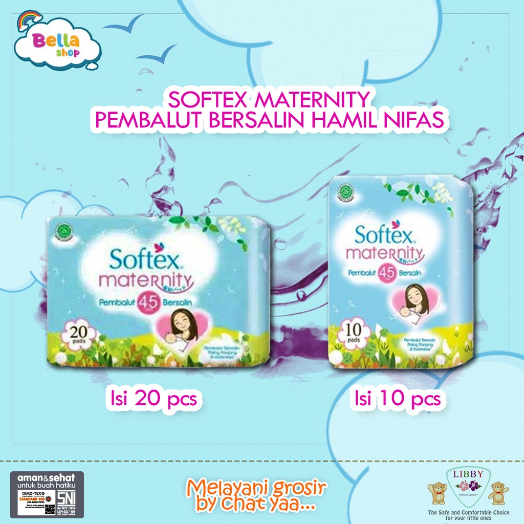 SOFTEX MATERNITY PEMBALUT BERSALIN HAMIL NIFAS - BELLA SHOP