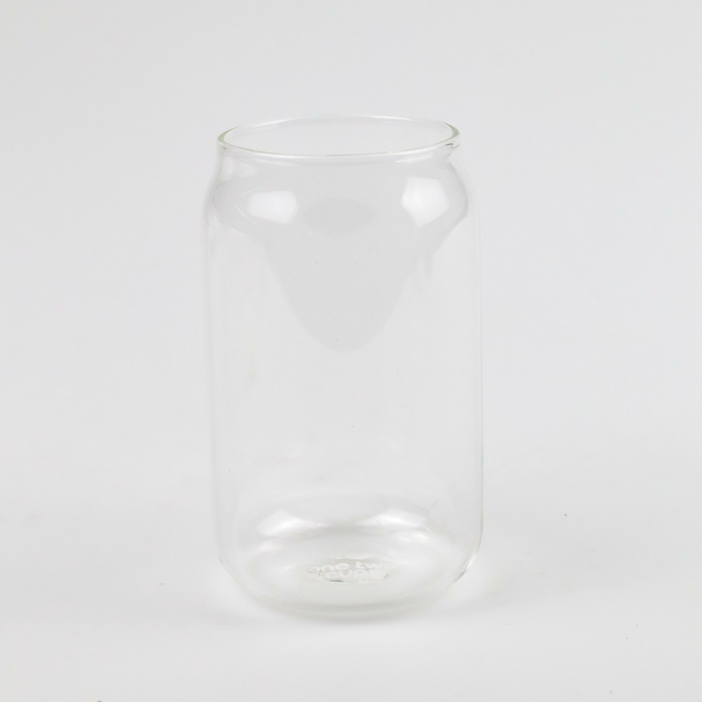 LETUZI Gelas Minuman Kaleng Can Shape Borosilicate Glass 400ml - CXX186 - 7RHAEUTP Transparent