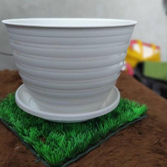 TERLARiS Ori BJP Pot Tawon 30  cm PUTIH Tawon  Pot  Plastik 