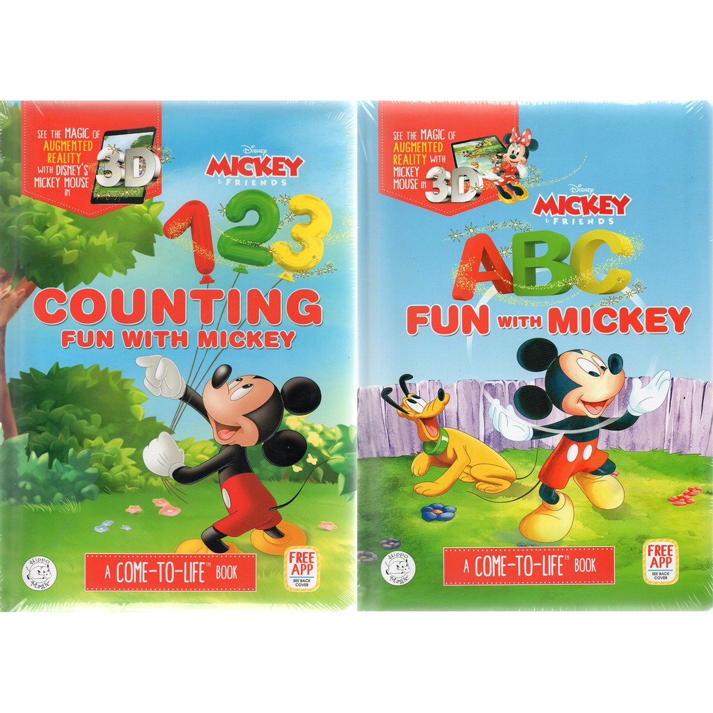 BBW Buku Ajaib Little Hippo ABC Fun Counting Fun with Mickey Disney