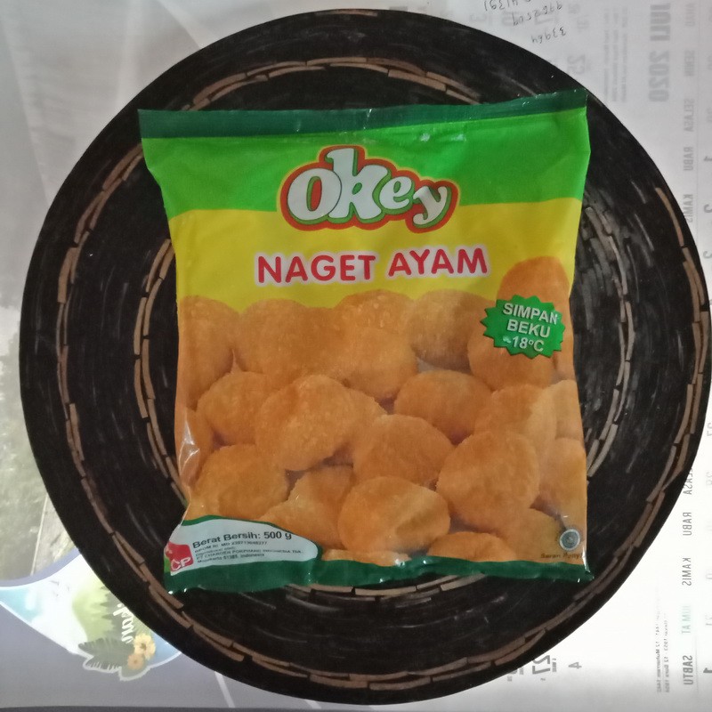 

Okey Nugget naget ayam frozen makanan beku halal enak 500gr gram