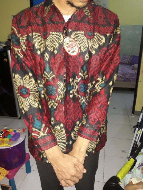 New Arrival Distro Batik Pria Bordir Sogan Hrb026 Batikaf Notoarto Batik Ipnu-ippnu Hem Pria Bel