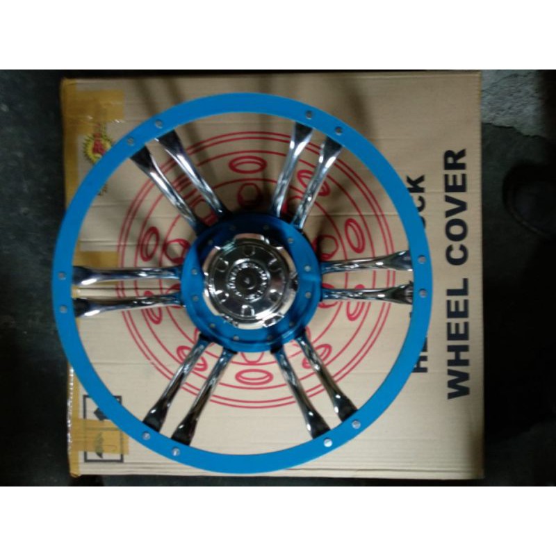 Weldop Truk/Bus Ring 20 Belakang Model SPIDER Warna Biru (2pcs)