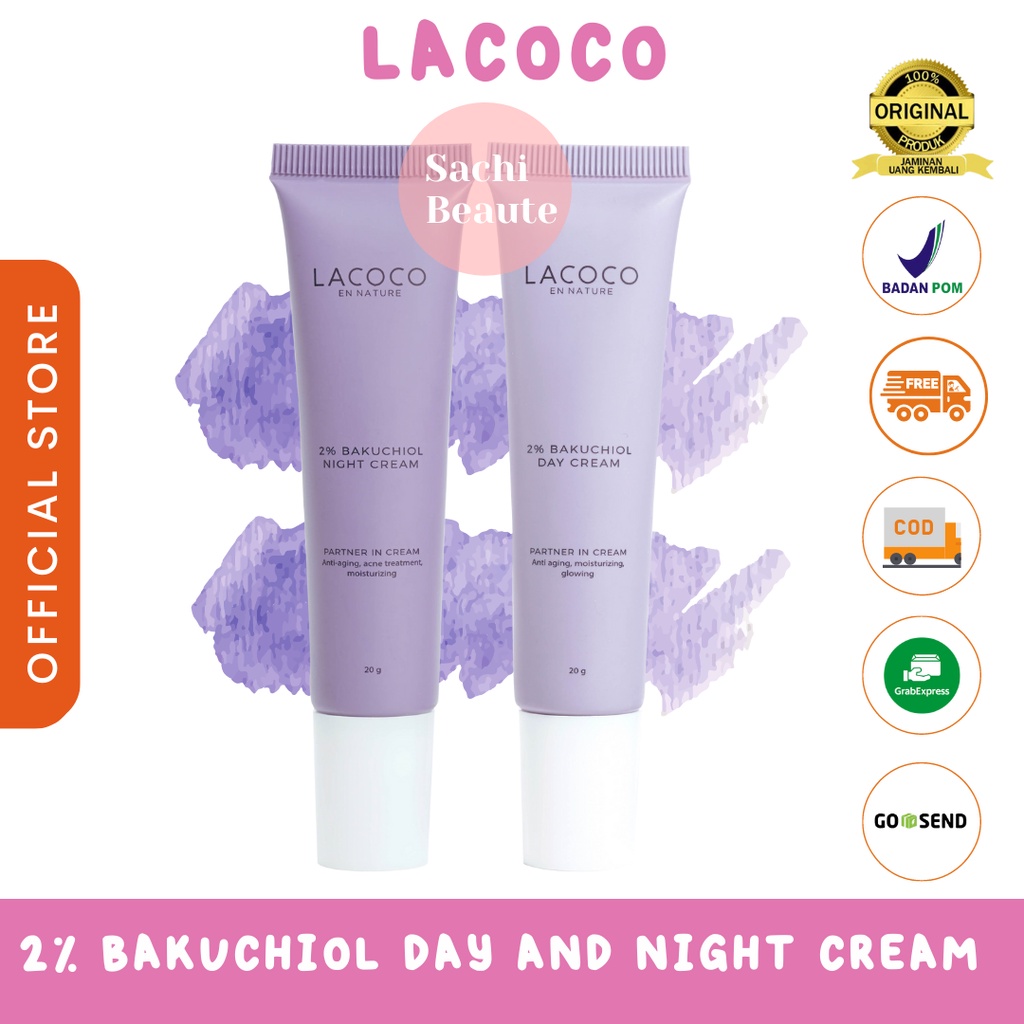 Lacoco 5% Bakuchiol Essence | Night Cream | Day Cream | Sheet Mask