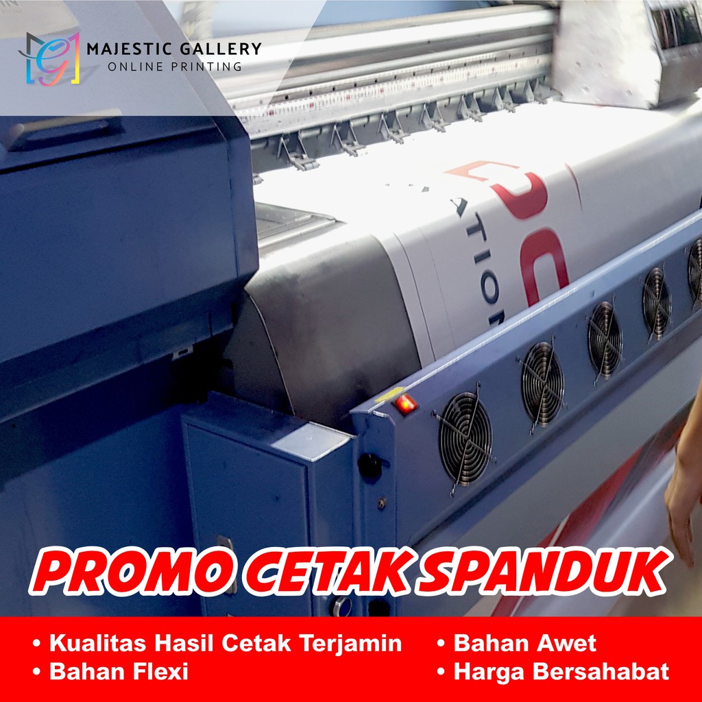 CETAK SPANDUK / BALIHO / BANNER / BACKDROP / BACKGROUND / KOREA PUTIH / KOREA BIRU / FRONTLITE & BAC