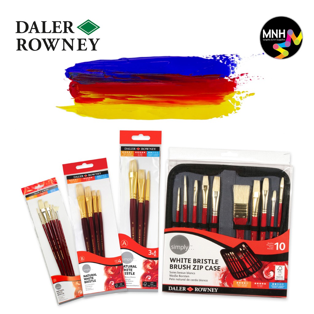 

Kuas Lukis - Simply Oil Bristle Brush Set