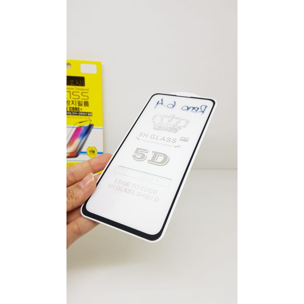 KOREAN Tempered Glass Oppo Reno 6.4 inchi PCAM00 FULL SCREEN TG 5D 9D 21D 29D 99D Anti Gores Kaca