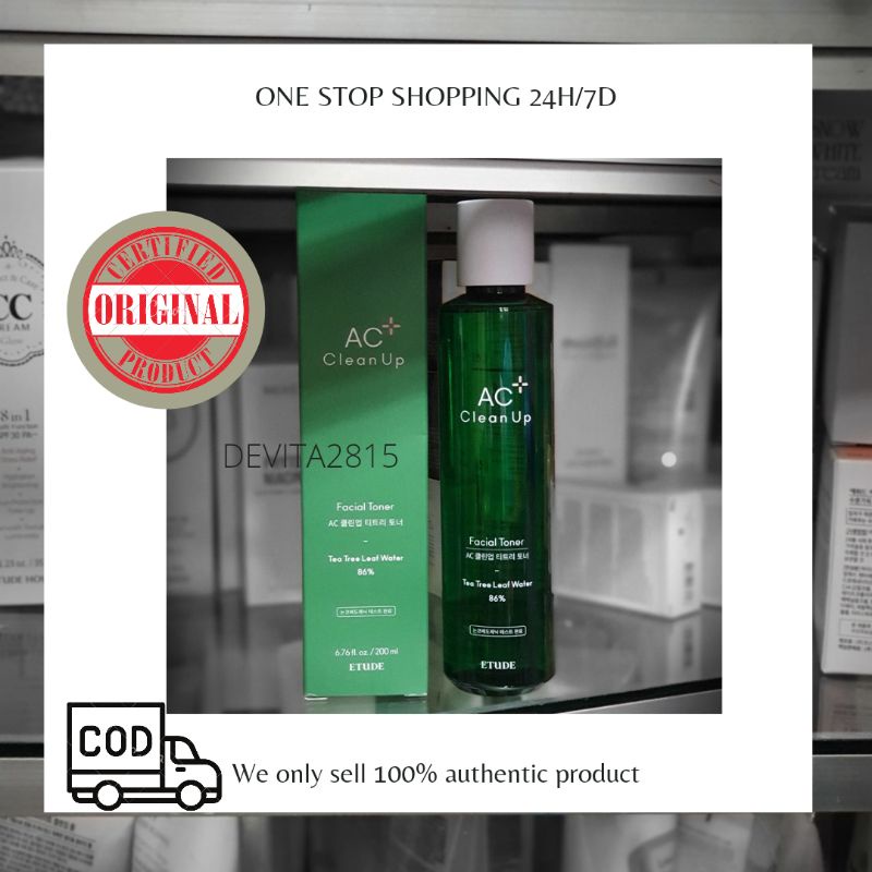 DEVITA2815 ETUDE HOUSE AC Clean Up Toner 200ml AC CLEAN UP FACIAL TONER | Devita2815