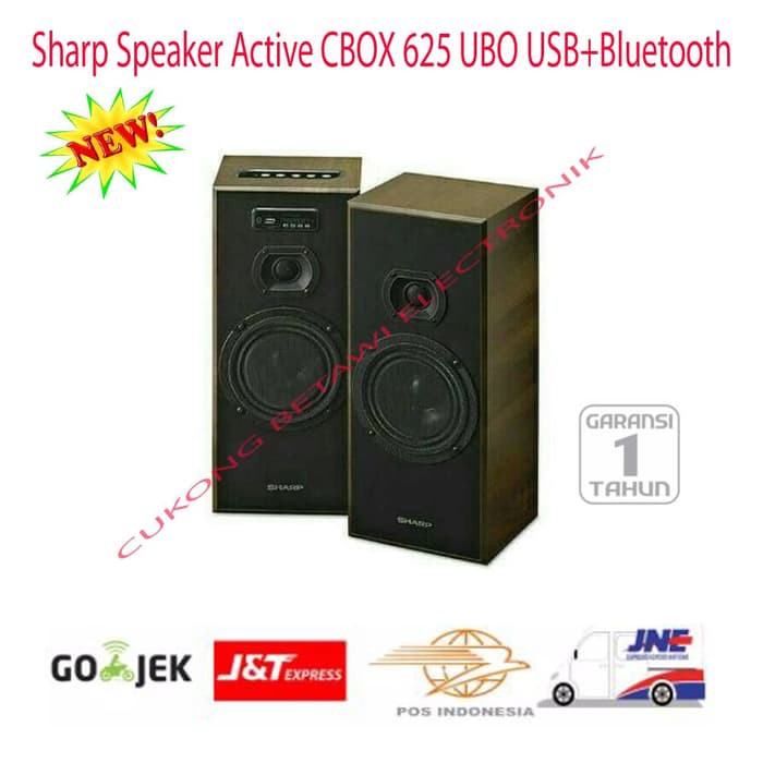 Sharp Speaker Active CBOX 625 UBO USB Bluetooth -Garansi Resmi