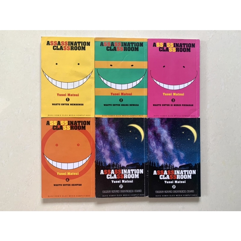 Komik Manga Assassination Classroom vol 1,2,3,4,21