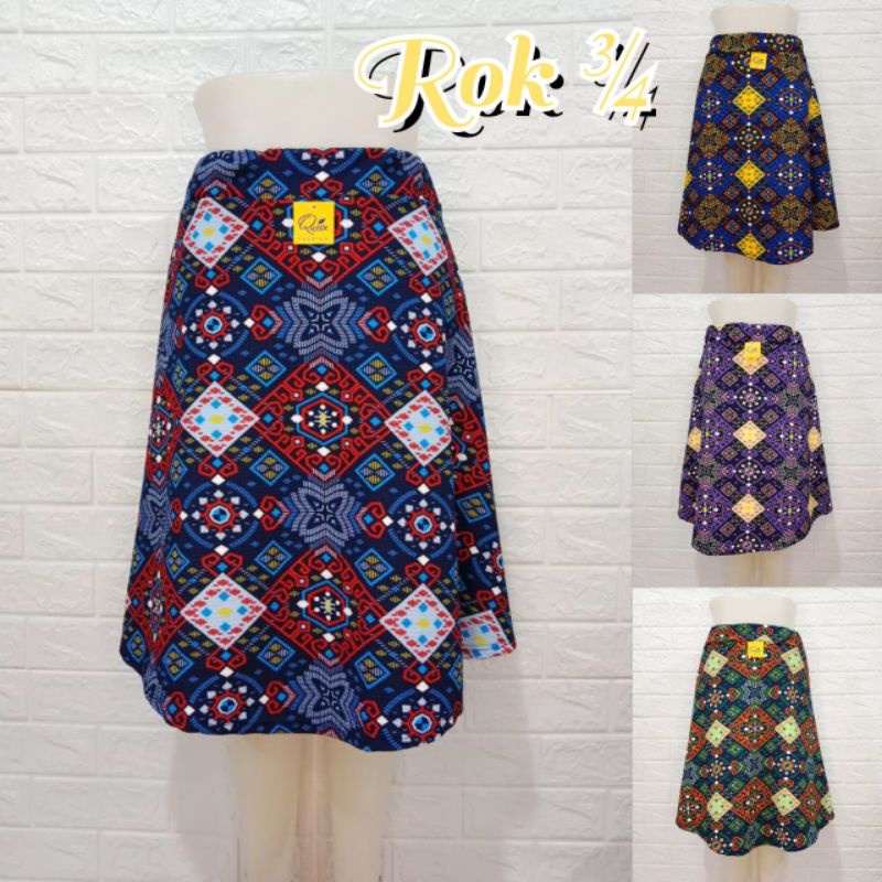 ROK PENDEK WANITA ROK PENDEK PAYUNG ROK PENDEK 3/4