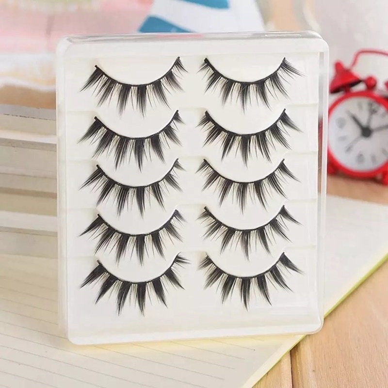 DEVIL LASHES - NEW 5 Pairs Japanese Serious Makeup False Eyelashes Long Thick Eye Lash Extension Fashion Beauty Tools