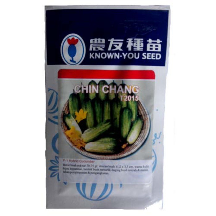 Known You Seed CHIN CHANG F1 Hybrid Cucumber - Benih Mentimun 10 gram