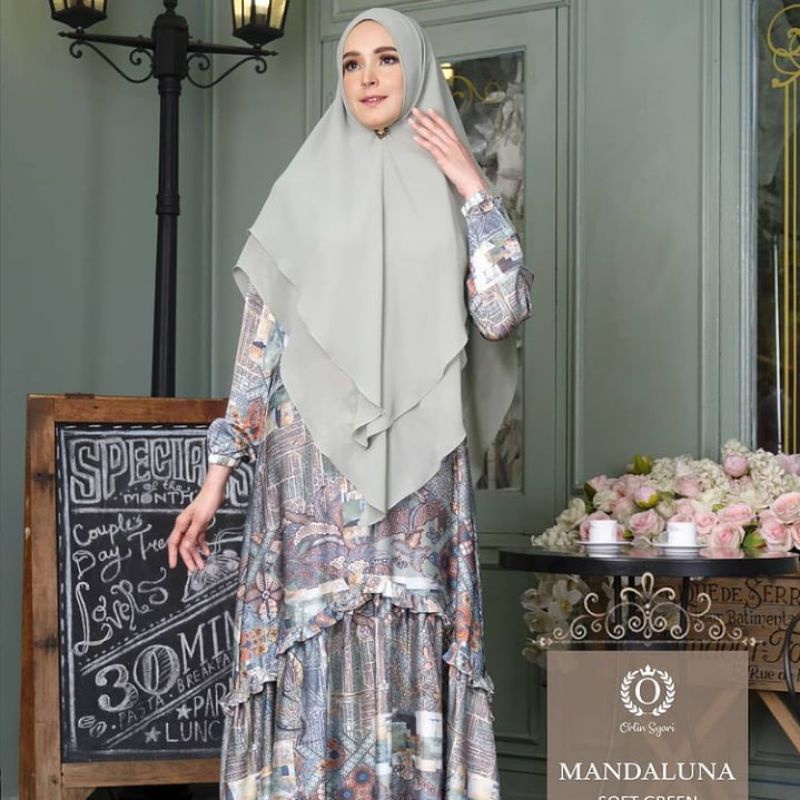 Mandaluna Set by Orlin Jawhara Syari NWT No Yunia Syari Khanza Maryam Qnanz
