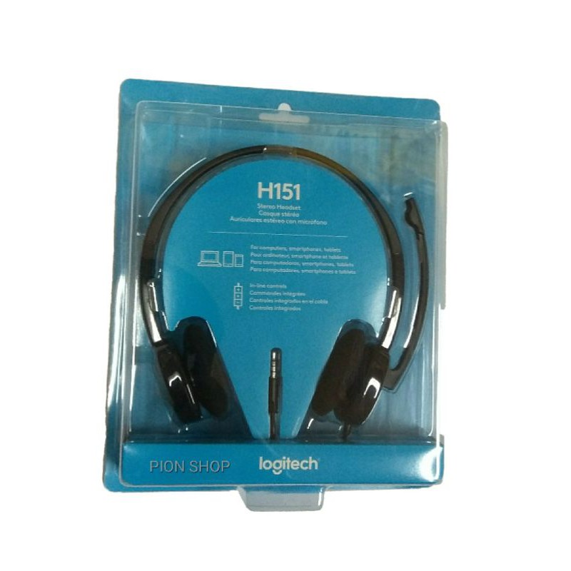 Headset Stereo Logitech H151 Jack 3.5mm with mic Headphone