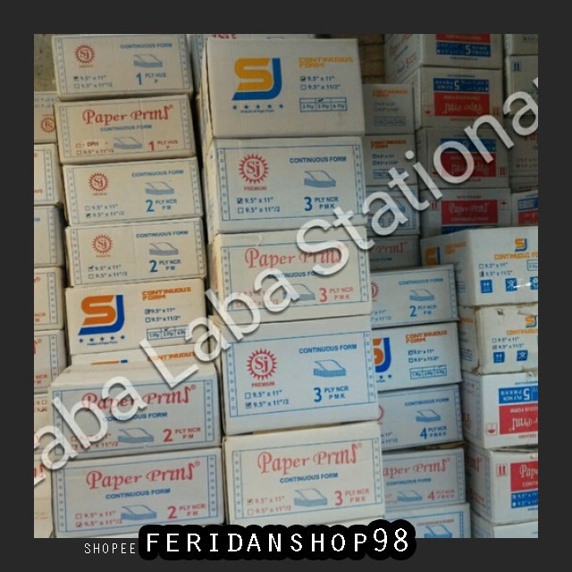 

BT872 CONTINUOUS FORM PAPER BEST PRINT 9X11 2 3 PLY - BELAH DUA BY FERIDANSHOP98