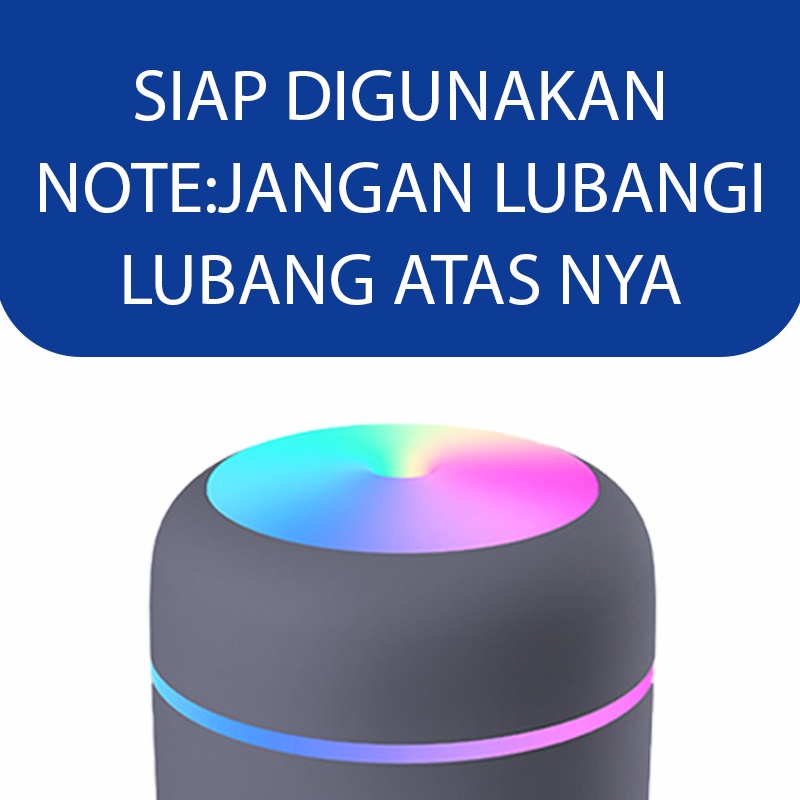 Humidifier 300ML Aromatherapy Purifier Diffuser Portable Mini USB Aroma Warna-warni Diffuser-2