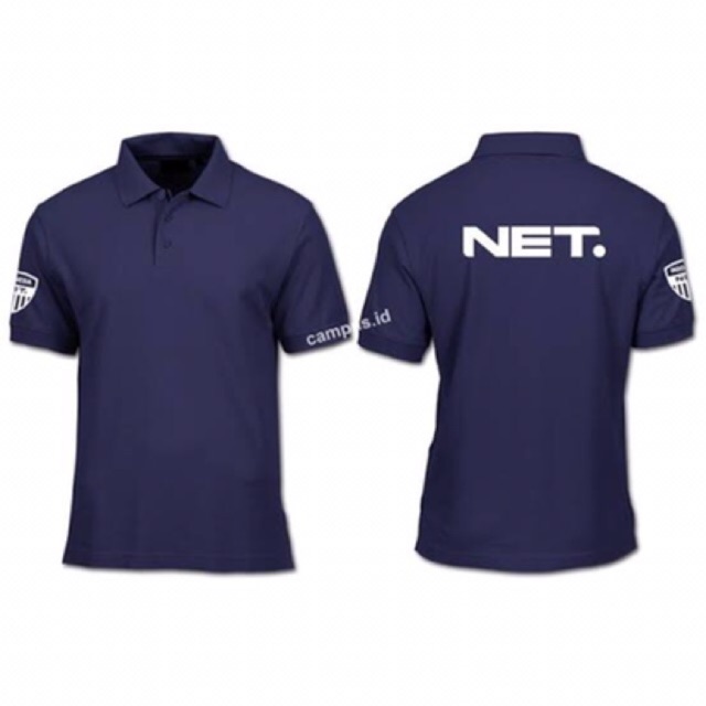 POLO SHIRT STASIUN TV BANYAK MODEL NET TV KOMPAS TV NET 86 TVRI BAJU TSHIRT KAOS