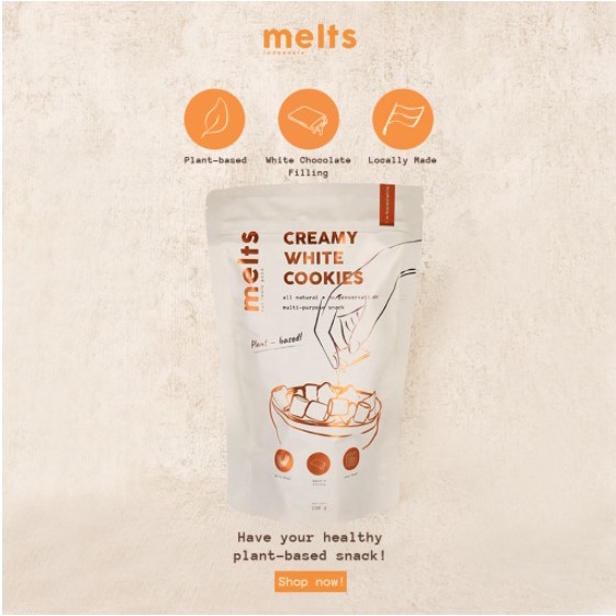 

MELTS Creamy White Cookies 120g