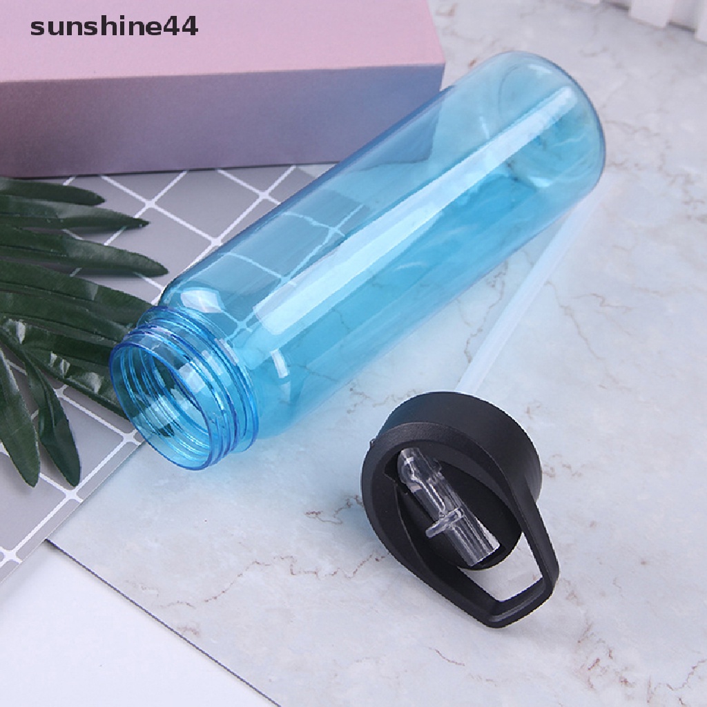 Sunshine Botol Minum Plastik 750ml Anti Bocor Dengan Sedotan Untuk Olahraga