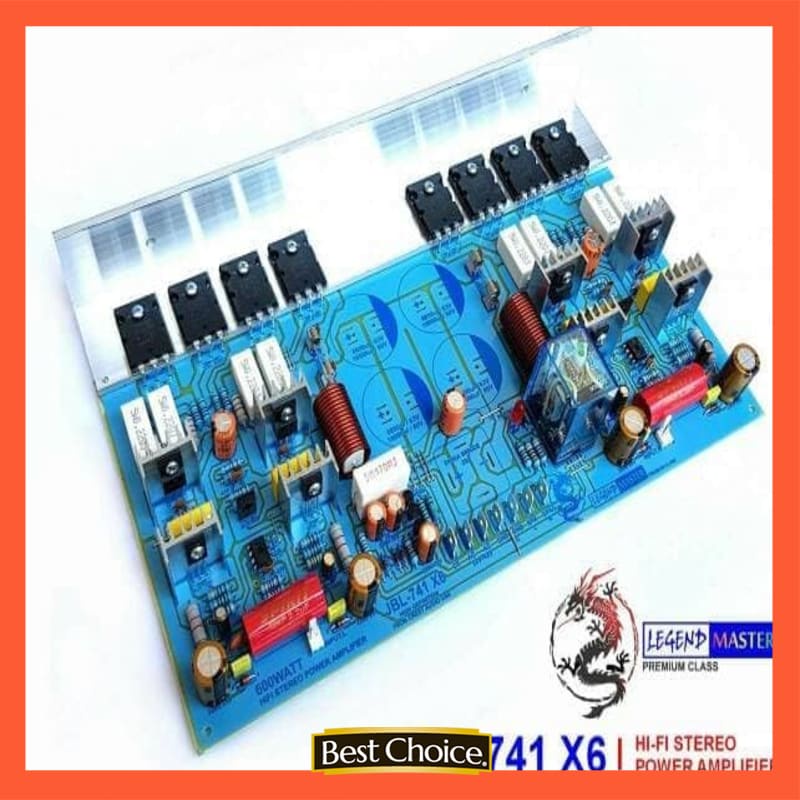 Kit Power JBL-741 X6 Power Amplifier Stereo 600W JBL741 X6 TR TOSHIBA