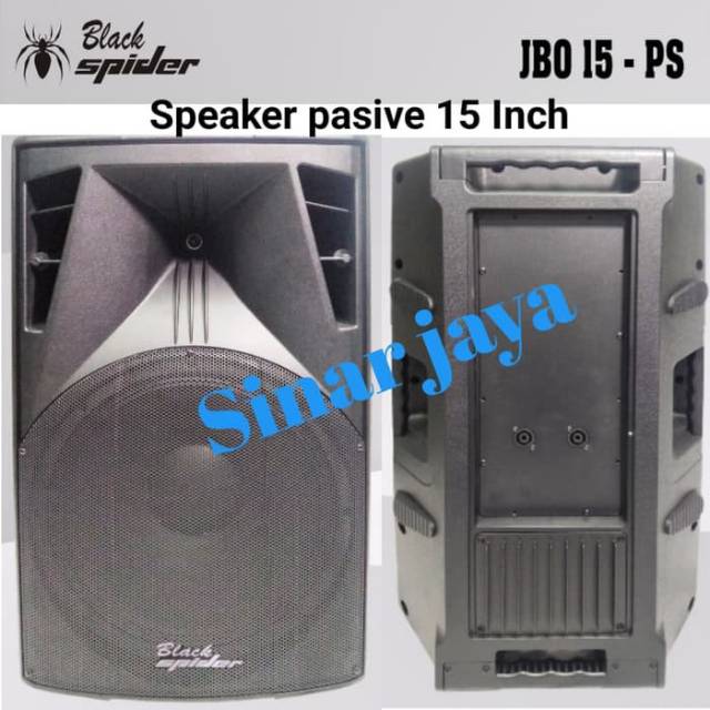 Speaker pasif 15 Inch / pasip 15 inch Black Spider JBO 15-PS ( 2 UNIT