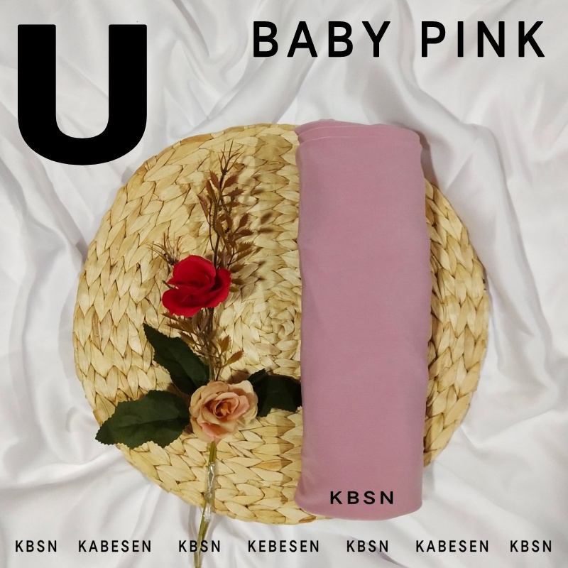 HIJAB L JERSEY PREMIUM NUTUP DADA PET TALI DEWASA- JILBAB KHIMAR KERUDUNG / READY GROSIR BPL TEEN BPL DEWASA BPL XL JUMBO JENIRA PAMELA FAMELY -kode KBSN 212  AO-AO-U-BABY PINK