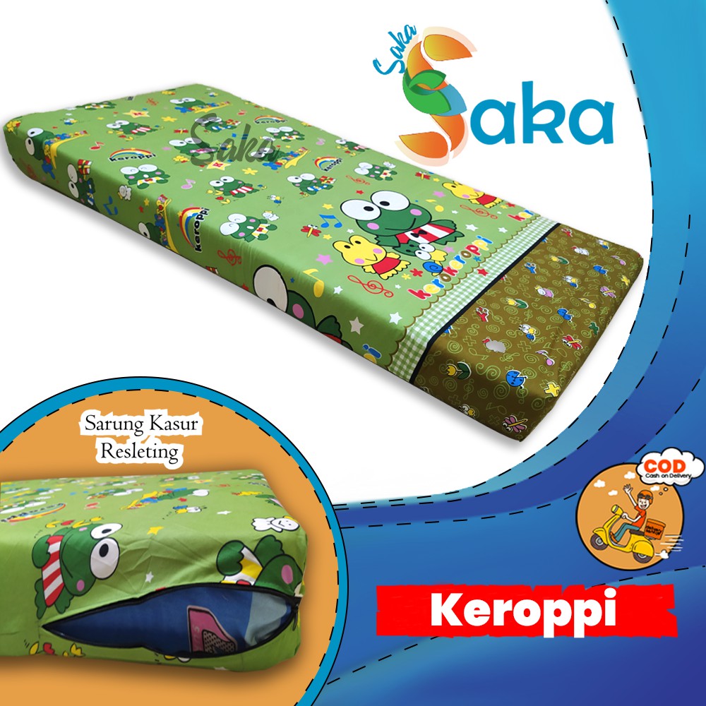 Sprei Resleting Sarung Kasur Busa Uk 90x200Cm 120x200Cm 100x200Cm 160x200 Cm 180x200Cm