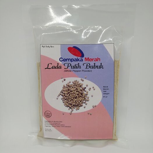 

Lada Putih Bubuk/White Pepper Powder 90gr Pure Asli 100%