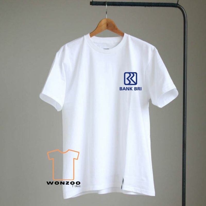 KAOS LOGO BANK BRI/BRI SYARIAH/DANAMON/SINARMAS/BJB/MAYBANK/BTN/MANDIRI SYARIAH