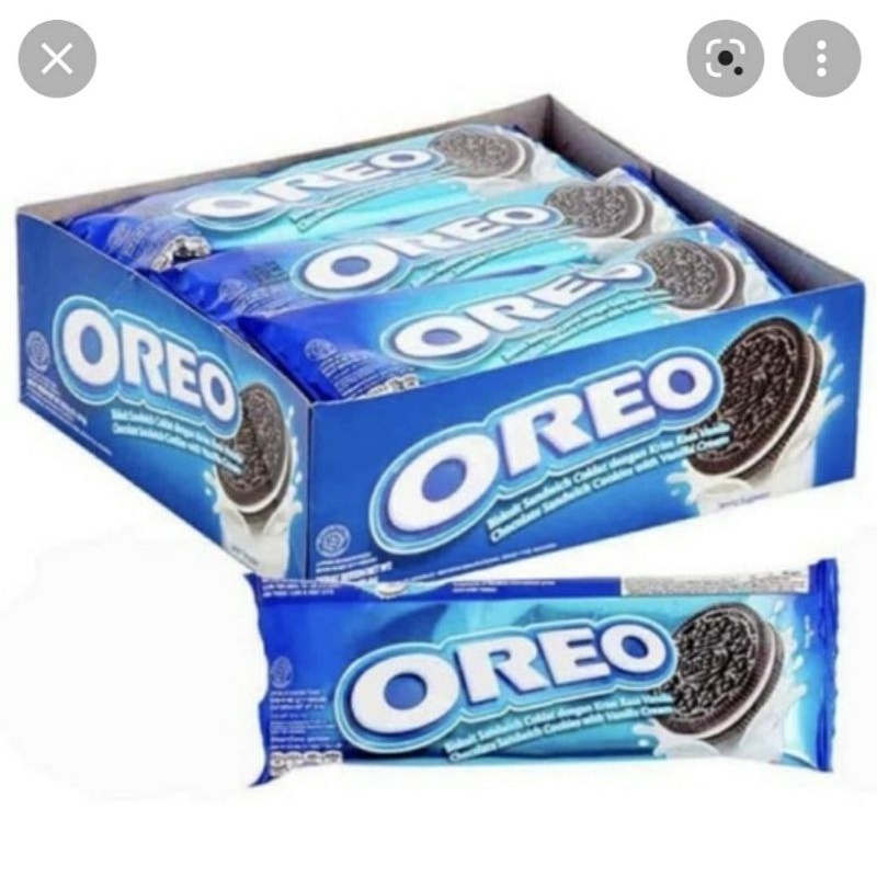 

oreo 27.6 gr ( 1 pack isi 12 bks )