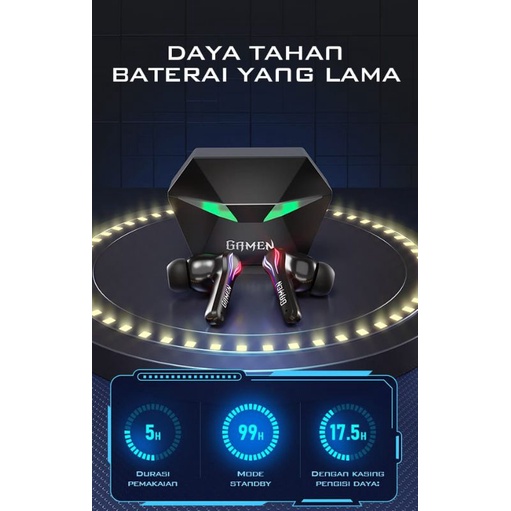 Gamen Gaming Bluetooth Headset Sirens II Black