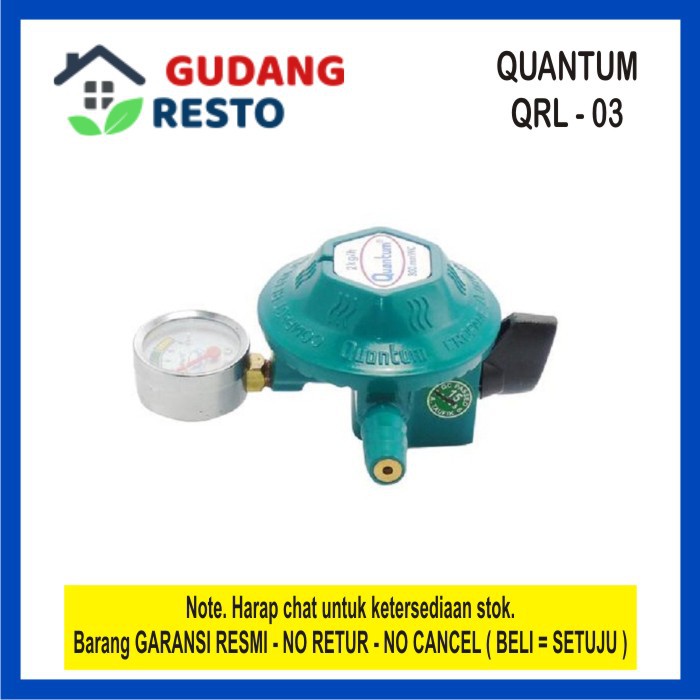 Regulator QUANTUM Gas Kepala LPG QRL 03 / QRL03 / QRL-03