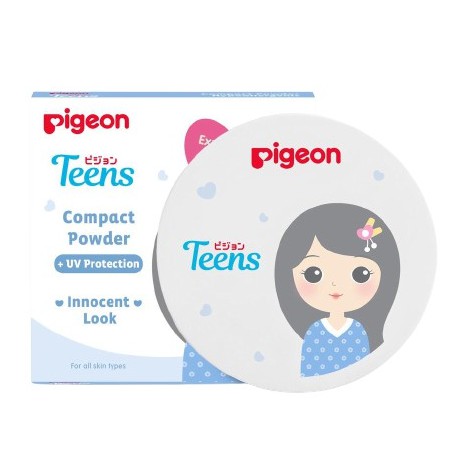 ☘️ CHAROZA ☘️ PIGEON Compact Powder + Uv White 14GR (FULL) | (REFILL)