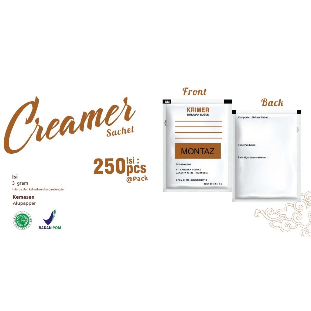 

Krimer Sachet (isi 100 @3gr)