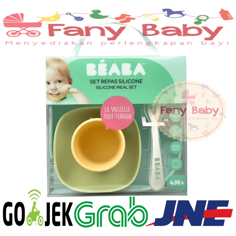 BEABA SILICONE MEAL SET 4PCS