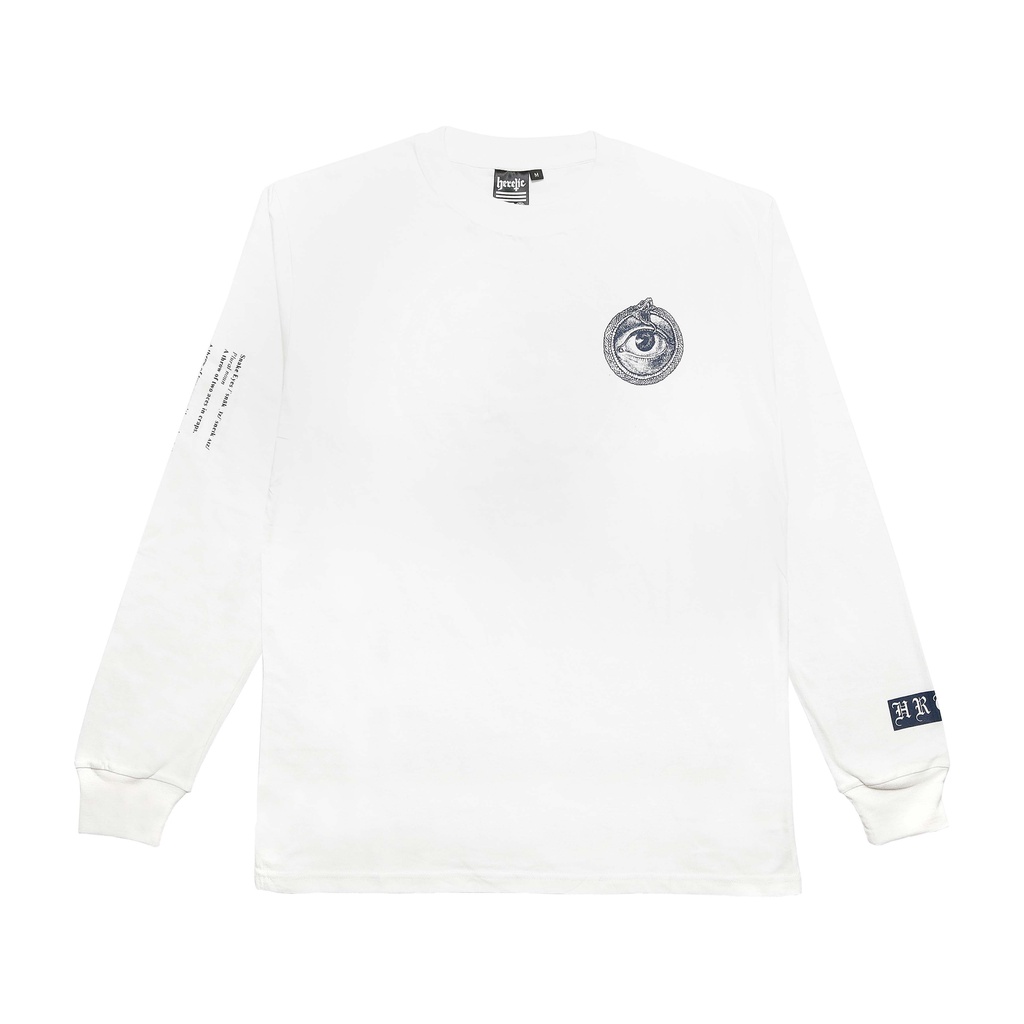 Heretic - Longsleeve T-shirt - Snake Eye White