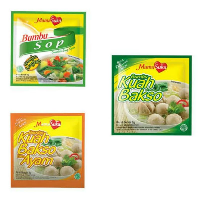 Kuah Bakso MamaSuka / Bumbu Sop Mama Suka 500 x 12 sachet