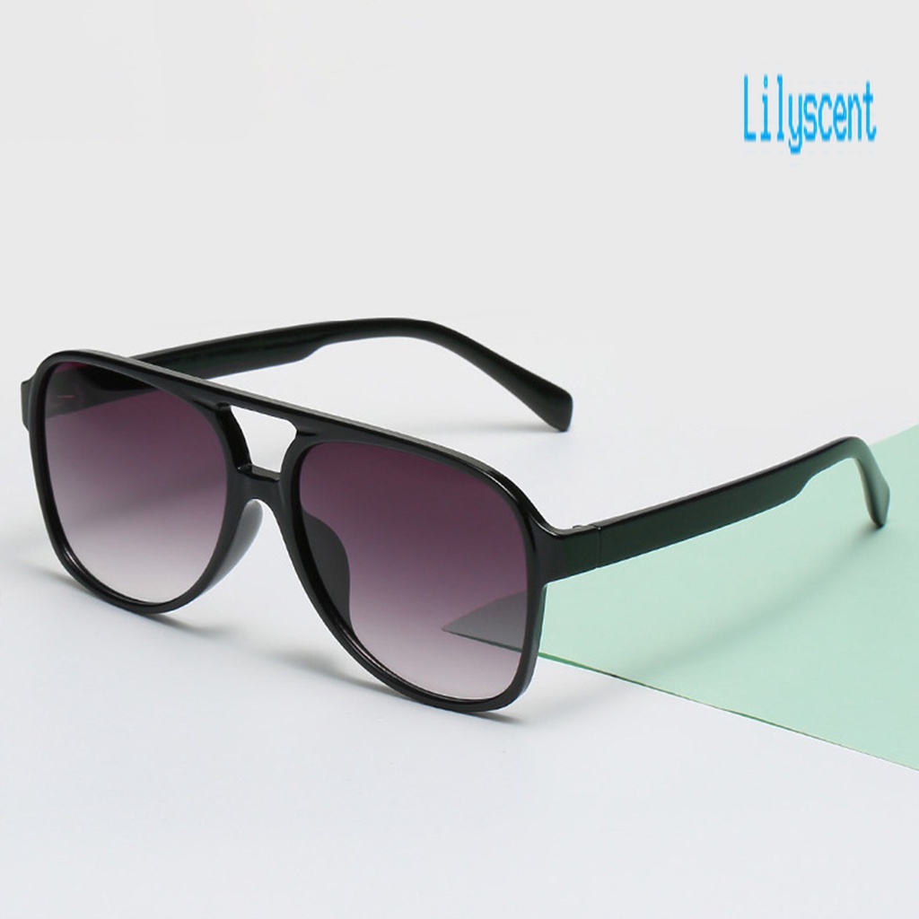 Lily AORON Kacamata Hitam Frame PC Lensa Polarized Anti UV Untuk Pria / Wanita