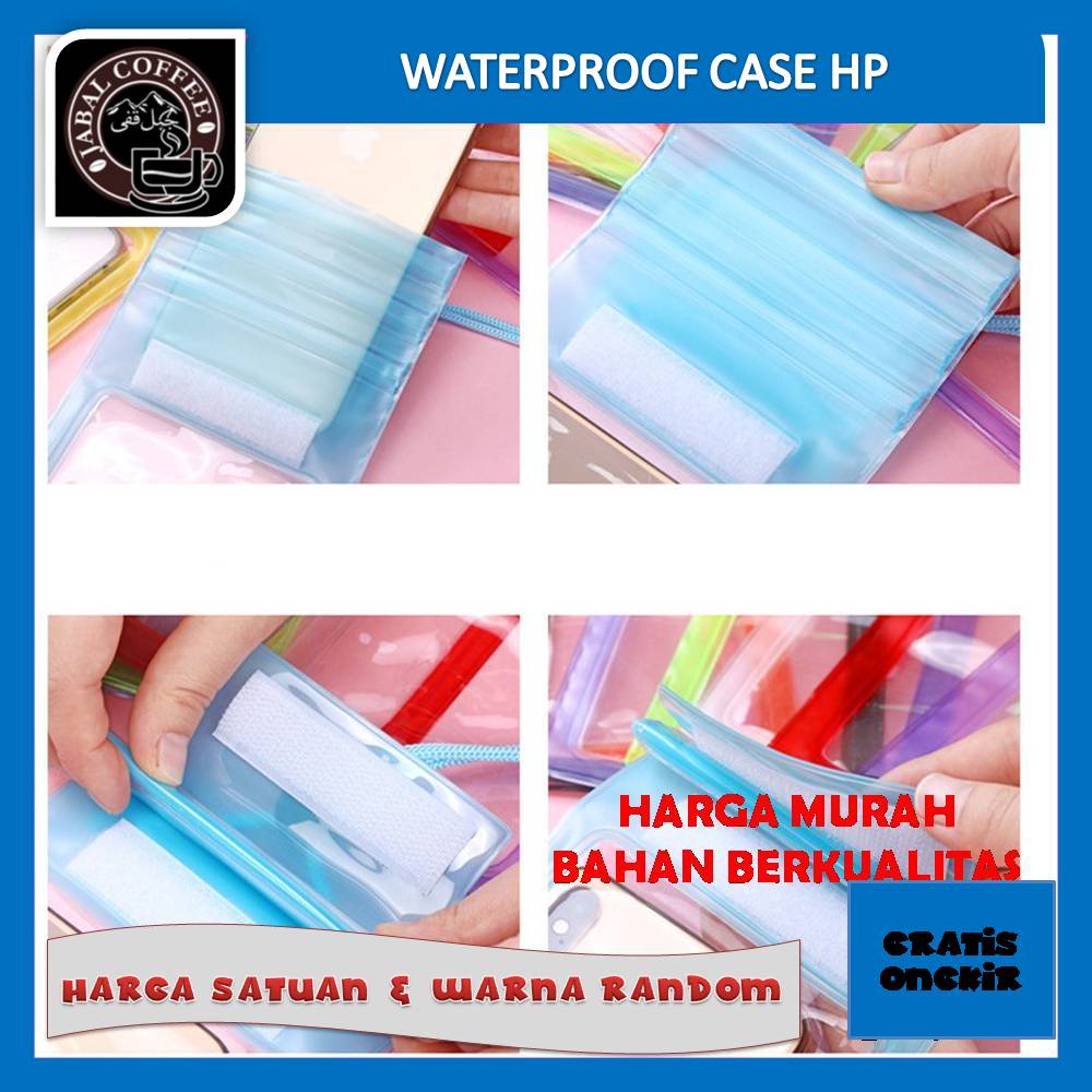 Waterproof Case HP Pouch / Waterproof Case HP / Cover HP Anti Air / Waterproof Handphone 06