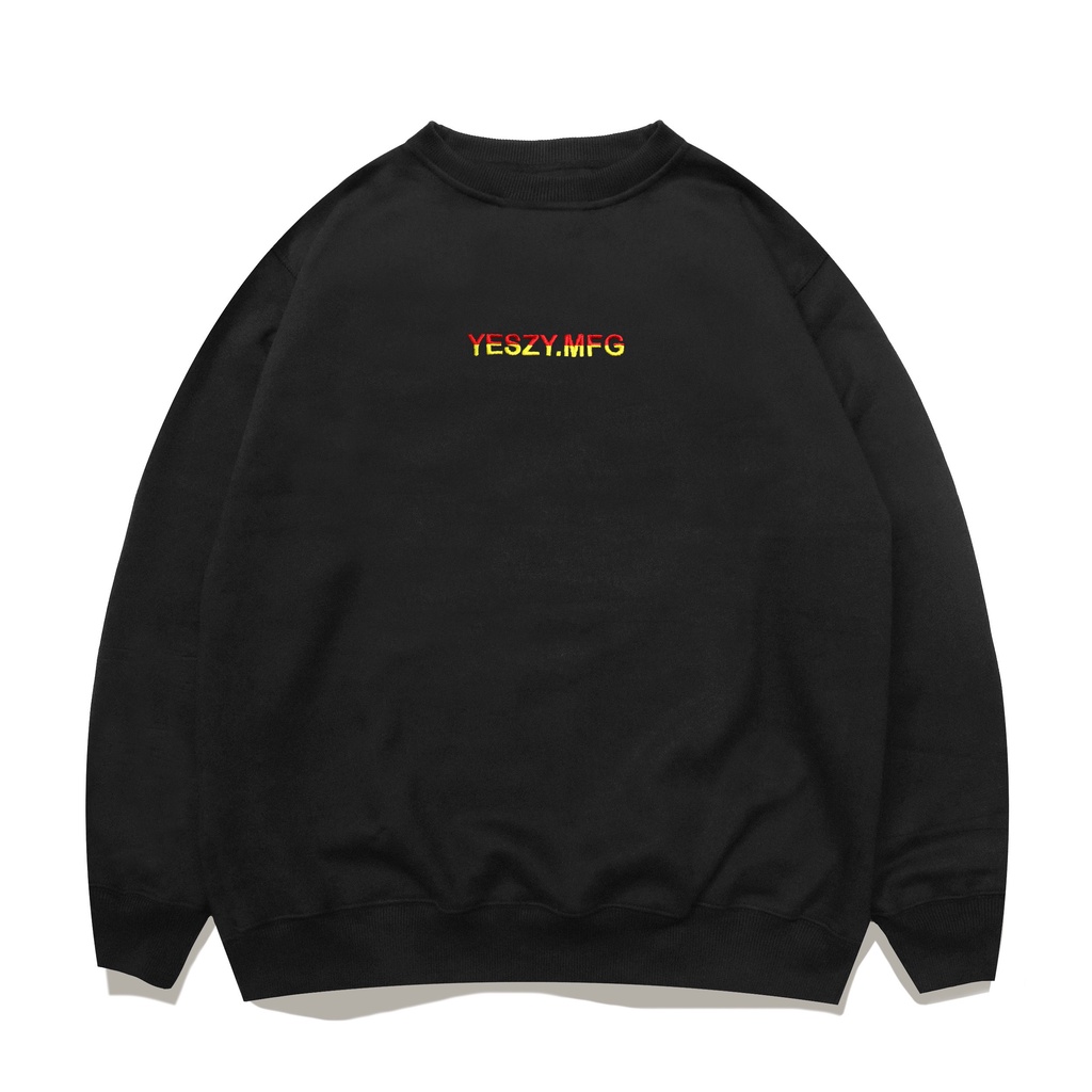 YESZY.MFG Crewneck Black Limits Embroidery