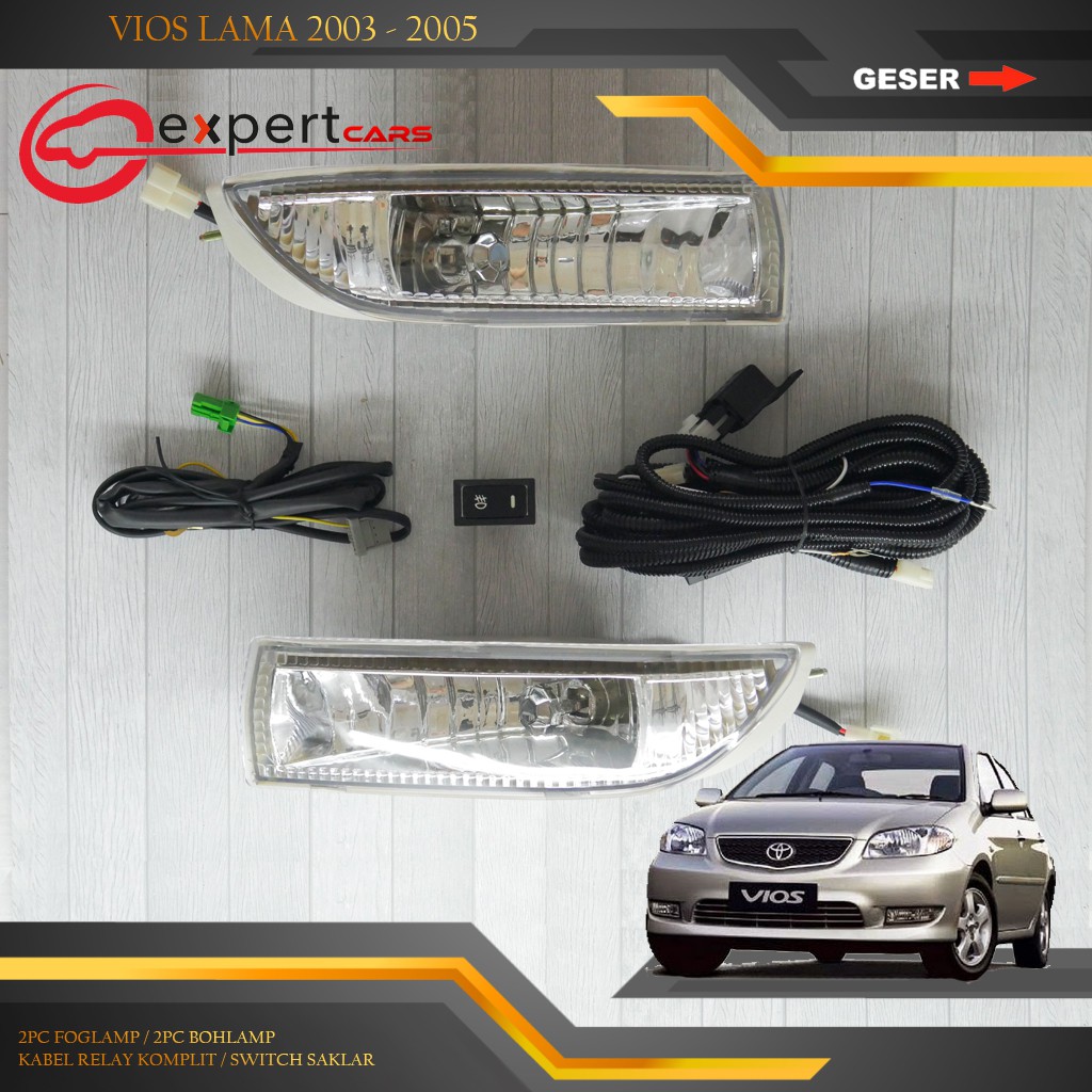 FOGLAMP LAMPU KABUT VIOS LAMA 2003 2004 2005