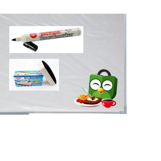 

➶ White Board SAKANA 60 x 90 cm Papan Tulis Whiteboard 60x90cm Tanggung - Sakana ➽